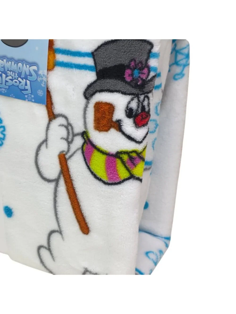 Frosty The Snowman Plush Twin Blanket 60